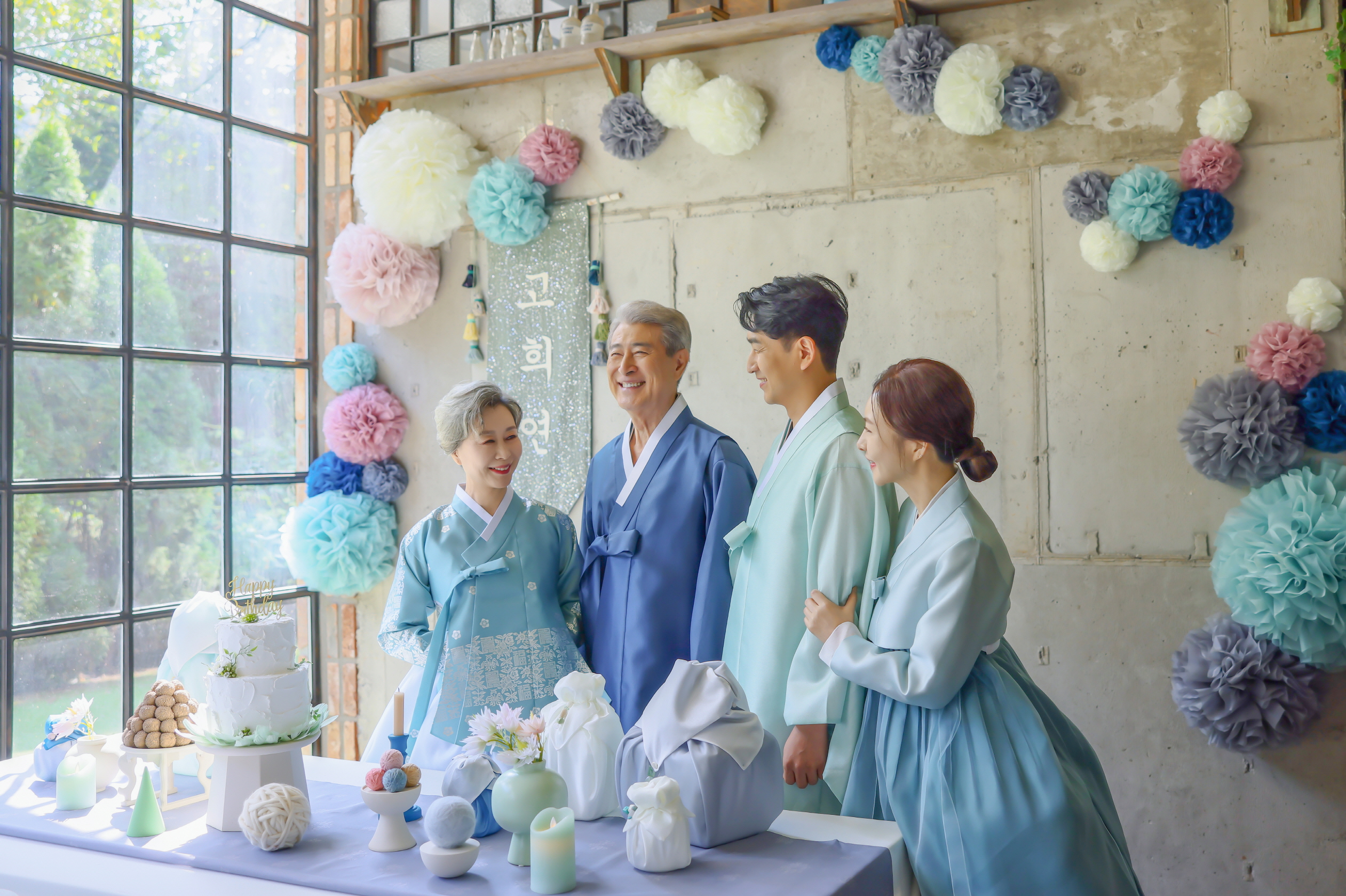 소가족사진